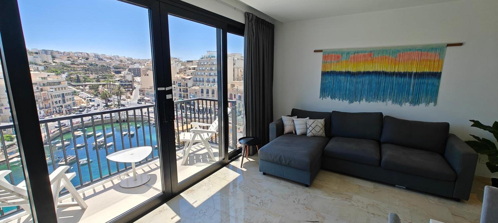 Apartamento Luxury Sea Front At Spinola Bay St Julians San Julián Exterior foto