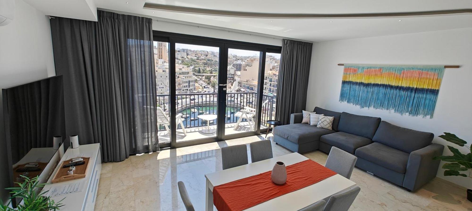 Apartamento Luxury Sea Front At Spinola Bay St Julians San Julián Exterior foto