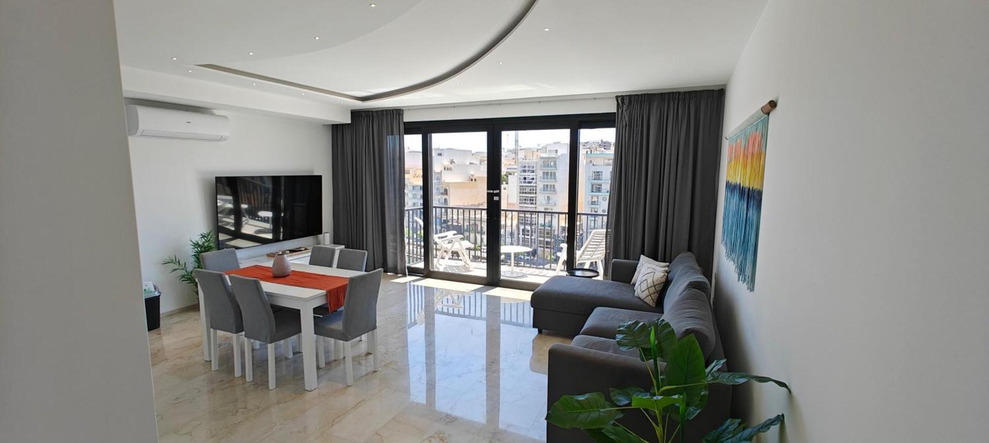 Apartamento Luxury Sea Front At Spinola Bay St Julians San Julián Exterior foto